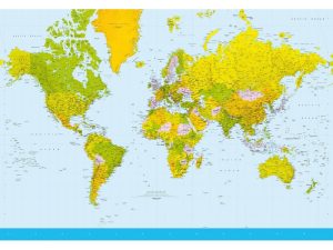 FOTOMURAL MAP OF THE WORLD 152