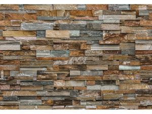 FOTOMURAL COLOURFUL STONE WALL 159