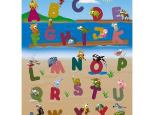FOTOMURAL ANIMAL ALPHABET 383